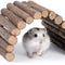 Wooden Ladder Bridge, Hamster Mouse Rat Rodents Toy, Small Animal Chew Toy