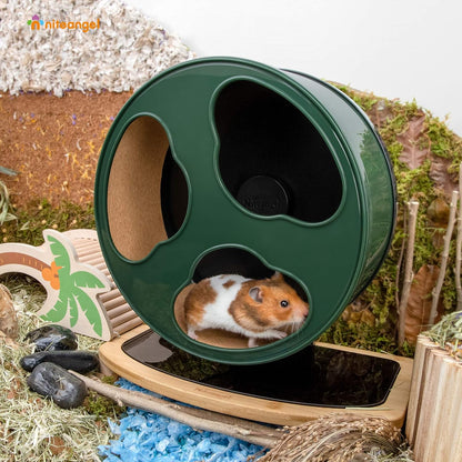 Quiet Hamster Exercise Wheel - Clouds Series Hamster Running Wheels for Dwarf Syrian Hamsters Gerbils Mice or Other Small Sized Pets