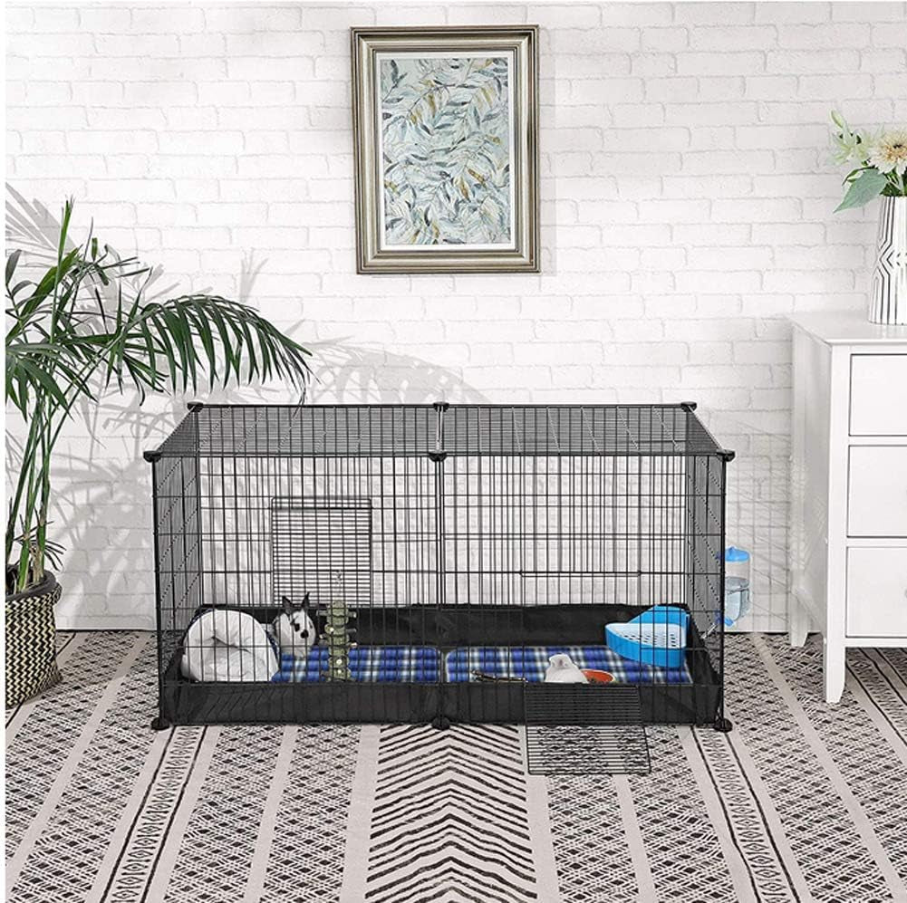 2 Pack Guinea Pig Cage Liners Guinea Pig Soft Bedding Washable & Air Dried Pee Pads for Guinea Pig Super Absorbent Non-Slip Small Animal Plaid Training Pads Mats (12" X 12" X 2, Blue)