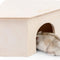 Birch Chamber-Maze Hamster Hideout - Small Pets Woodland House Habitats Decor for Hamster Mice Gerbils Mouse