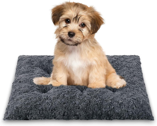 Super Soft Dog Mattress, Cat Mattress, Soft Crate Mat, Pet Sleeping Mat, Machine Washable Non-Slip Dog Cage Pet Mat, Suitable for Kennel Mats for Large, Medium and Small Dog and Cats (Medium)