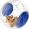 Small Animal Activity Toy Boredom Breaker Run around Exercise Rolling Balls Toy for Dwarf Hamsters (5.9 Inch, Blue)