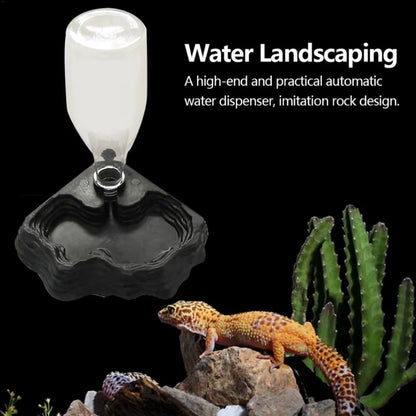 400ML Pet Reptiles Turtles Feeder Water Dispenser Drinking Fountain Dish Bowl